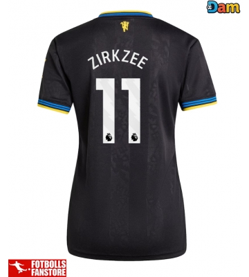 Manchester United Joshua Zirkzee #11 Tredje Tröja Dam 2025-26 Kortärmad